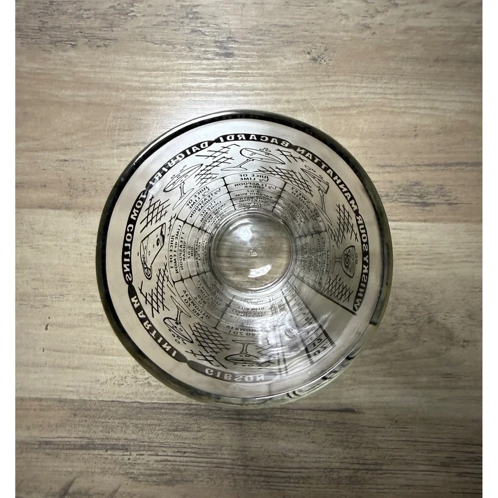Vintage Federal Glass Cocktail Mixing Glass